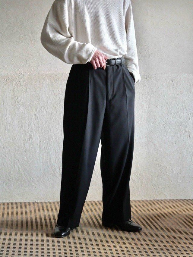 1990's Lanogold Vintage Black Trourers
