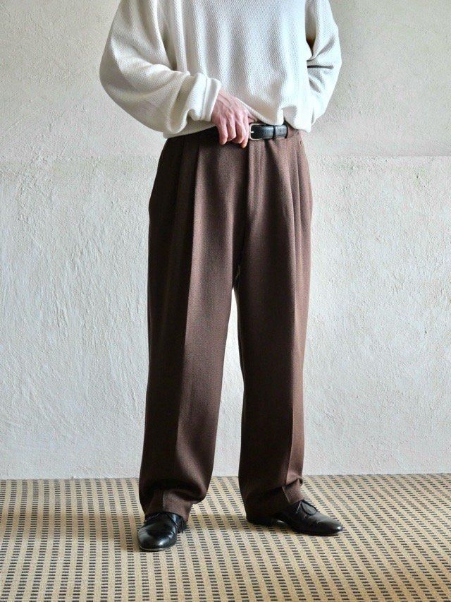 1980's Vintage LETTERS Soft Wool Trousers
