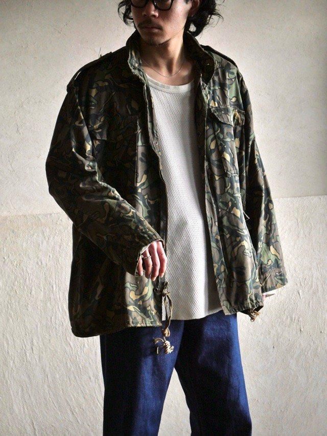 1990's M-65 Field Jacket type 100%Cotton / Camouflage