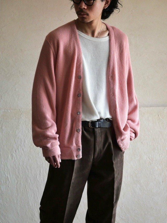 1980's LondonFog Acryl Cardigan "Pink"