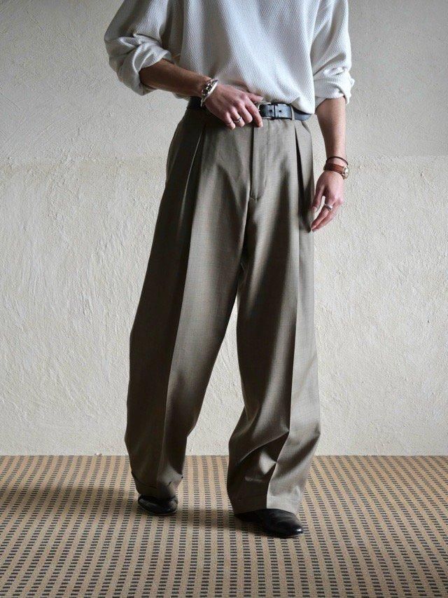 00's BACHRACH Wide Leg Pants Garage