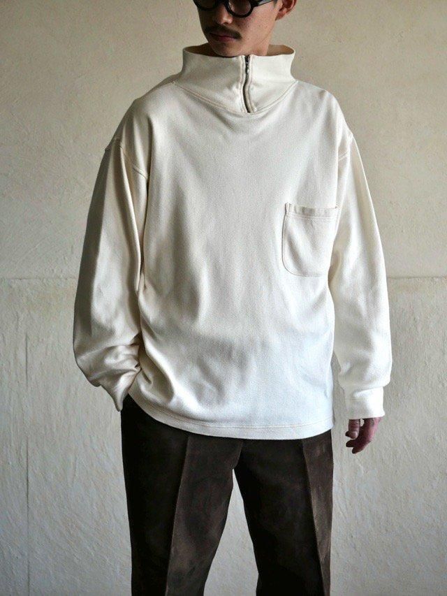 1980~90s EddieBauer Neck-zip Sweat Shirt