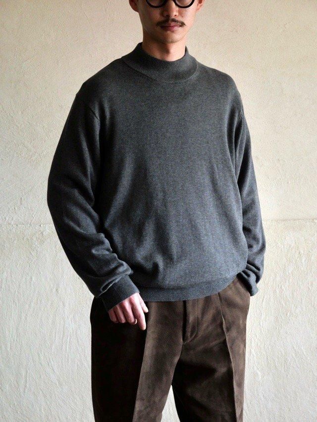 Deadstock 00's Jos.A.Bank Mock-neck Knit Sweater