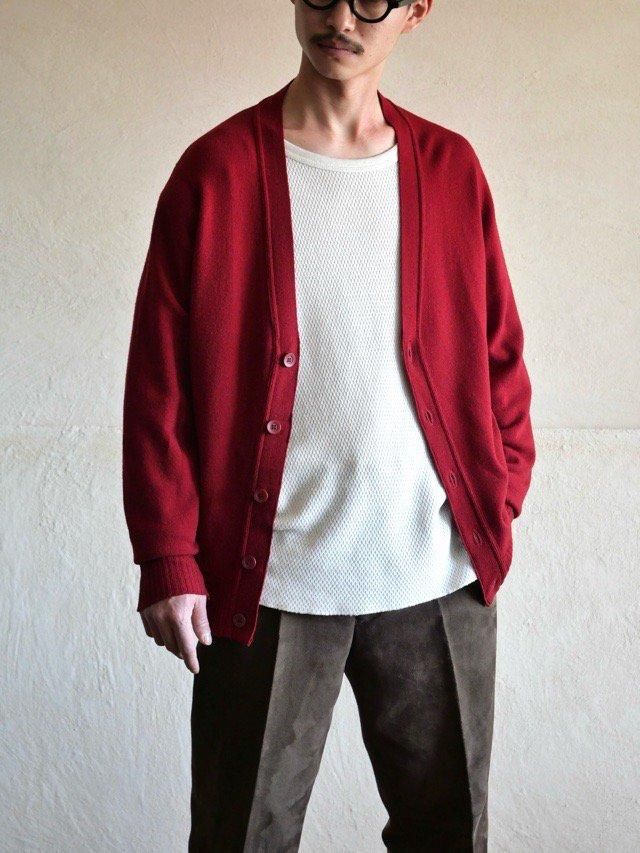 1980's Vintage James Dalgliesh Lambs Wool Knit Cardigan, Made in Scotland