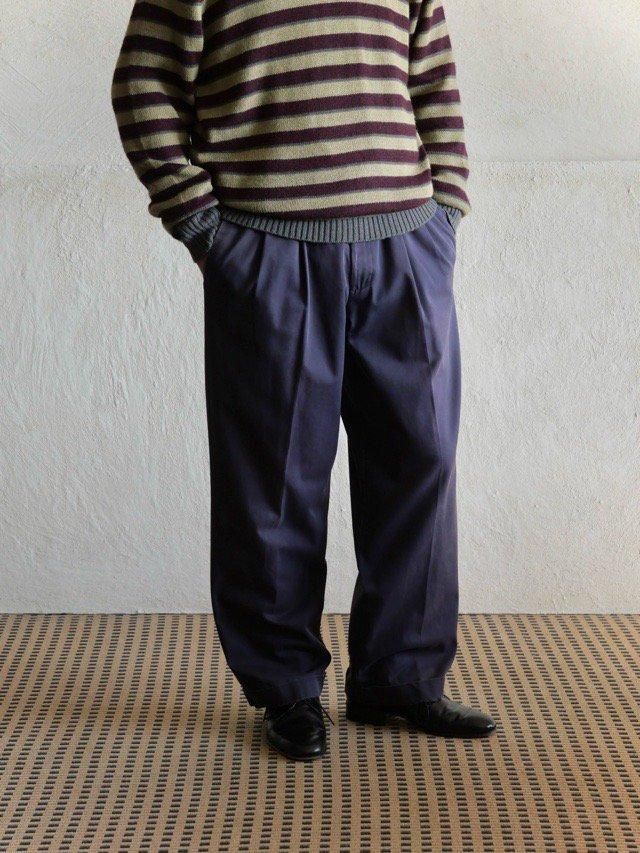 00's DOCKERS Fade-navy Chino Trousers 