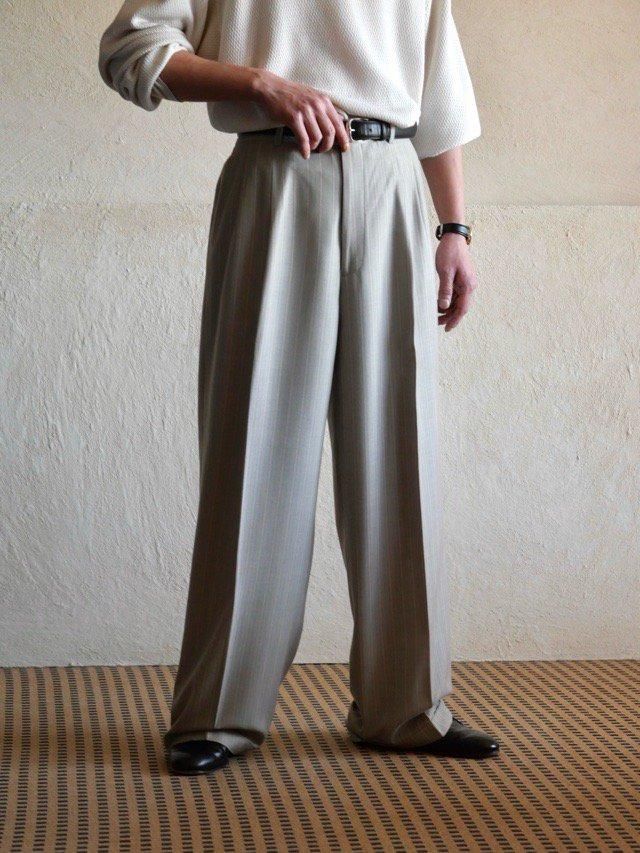 1990s PHATFARM PolyesterRayon Stripe Trousers