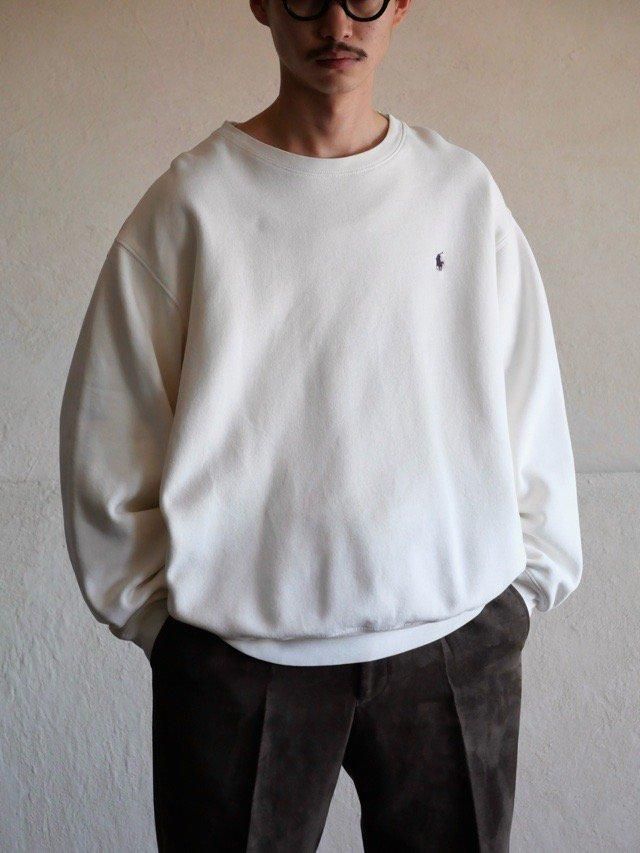 1990~00s Ralph Lauren Sweat Ivory