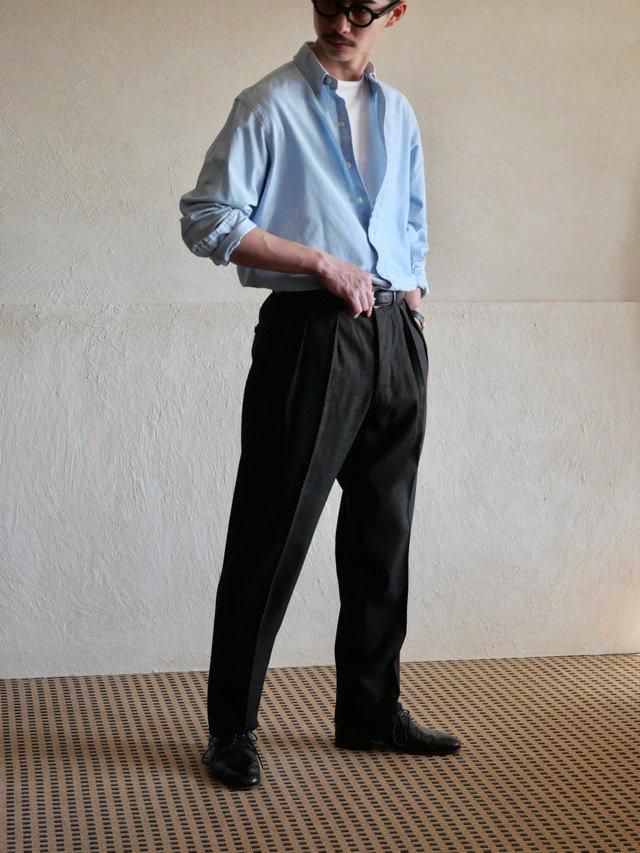 1950~60's Vintage Wool Tapered Trousers