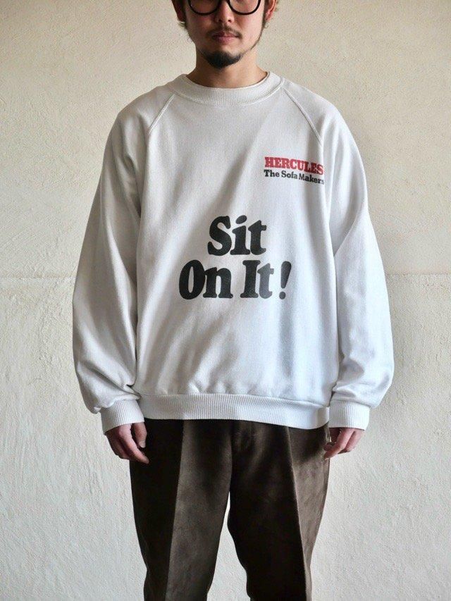 1980~90's Vintagn Printed Sweat Shirt
"HERCULES The Sofa Makers"
