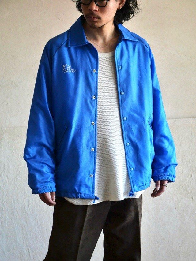 1980~90's Nylon Coach Jacket "Chain Stitch"