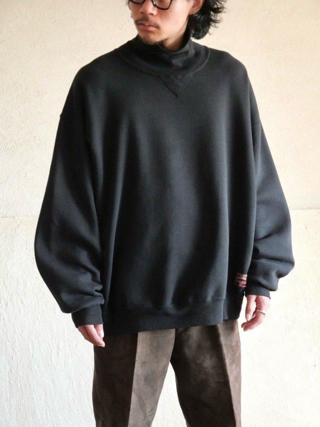 1990's Russell High-neck Sweat "U.S.A.&Black"