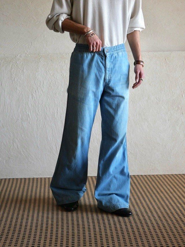 1970~80's Vintage Levi's Flare Denim Trousers