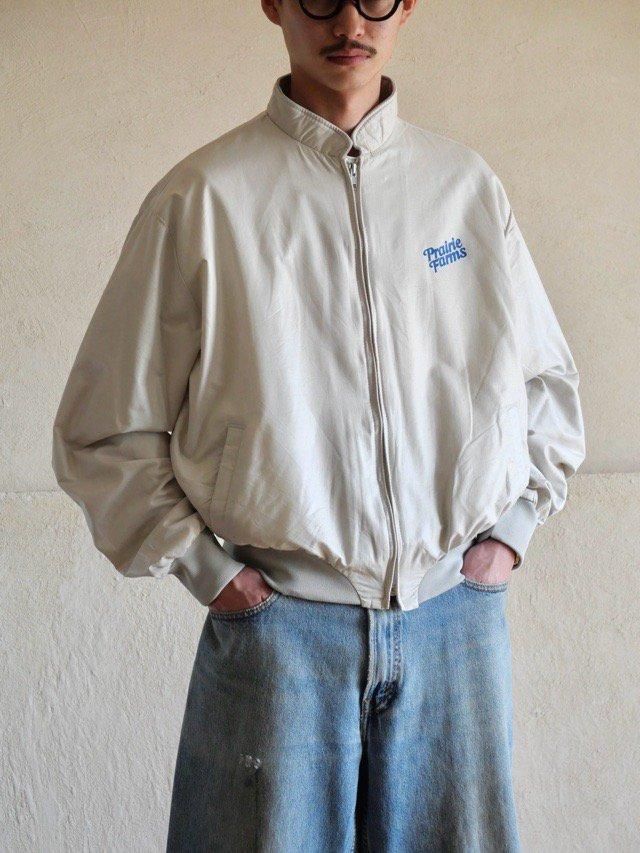 1990's Vintage PRAIRIE FARMS Uniform Blouson, Made in USA.Size L