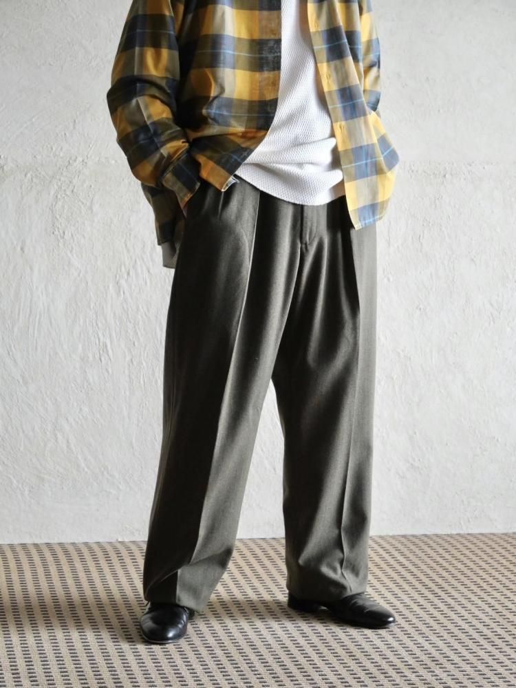 1980's Vintage RalphLauren Wool Gabardine Trousers "ɮΥ(ѡץ졼٥)"
