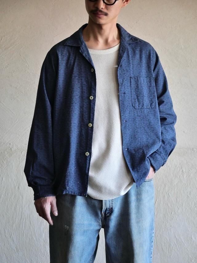 1960's Vintage VENETIAN CLOTH Open-collar Shirt