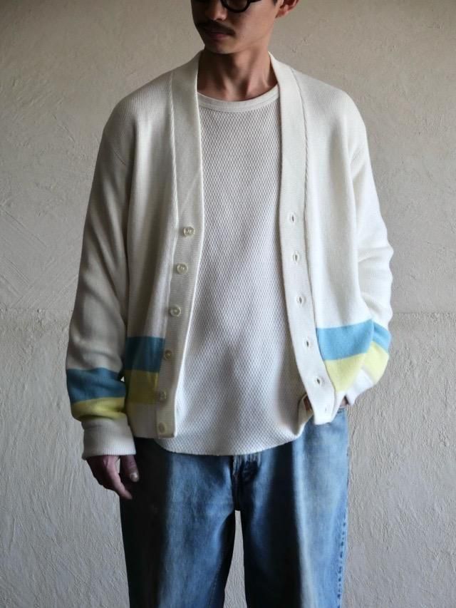 1960~70's Vintage IZOD Acryl Line Cardigan