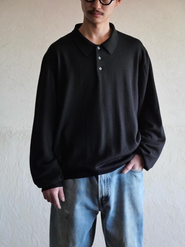 00's Brooks Brothers ITALIAN Merino Wool Knit Polo ShirtSize XL