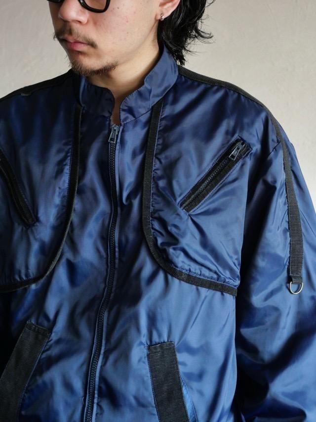 Unknown Design Nylon Jacket, Navy