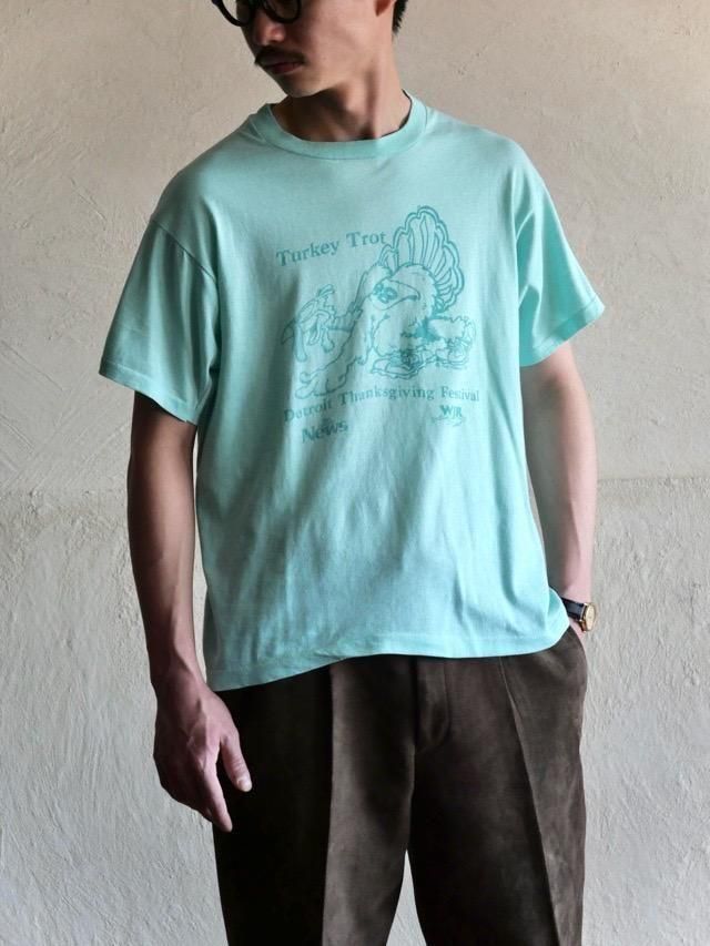 1980's Vintage Printed T-Shirt Turkey Trot