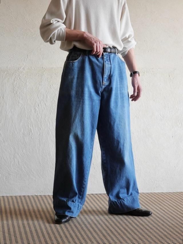 1990's SPIRIT RIVER Denim Big Painter Pants