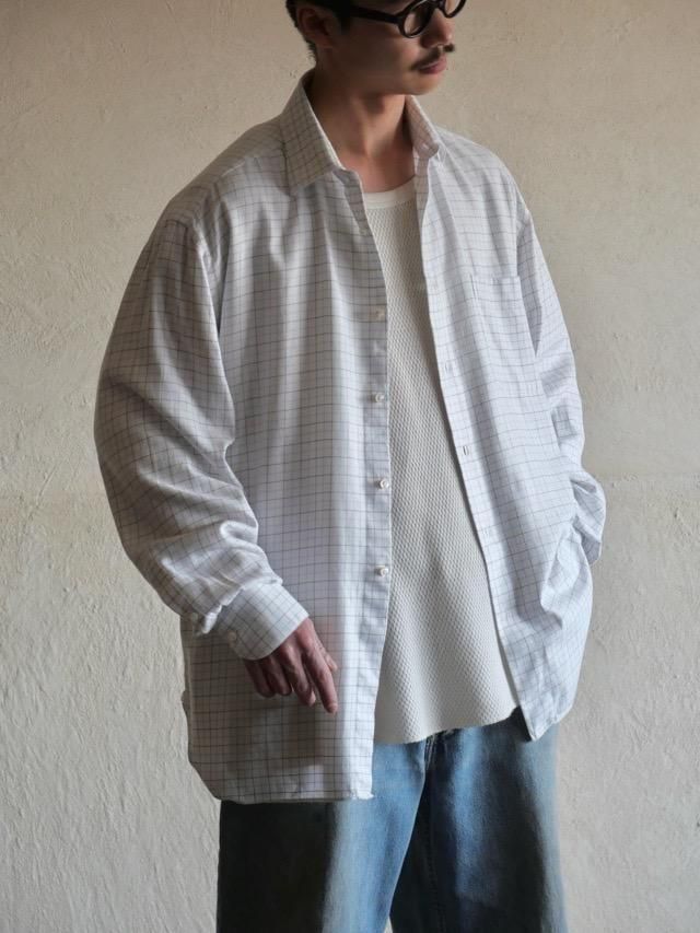 LUIGI BORRELLI Cotton Check Shirt ,Made in ITALY.