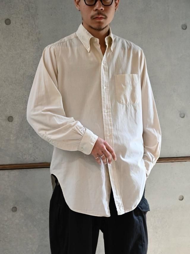 1960~70's Vintage BrooksBrothers Polo-collar Shirt, "6buttons"
