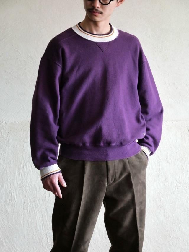 1990's Russell High Cotton Sweat Sweater Purple