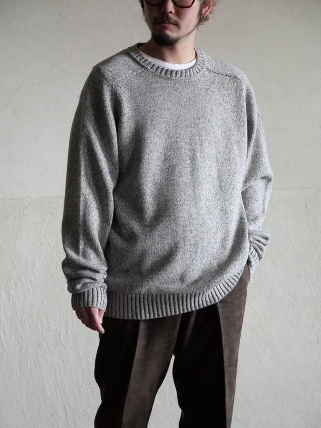 00's croft & barrow Gray Cotton Knit Sweater