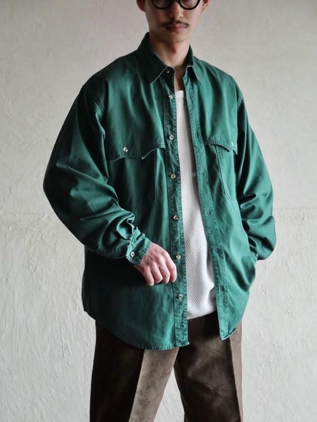 1990s The Australian Outback Collection Cotton Canvas Mackinaw Shirt