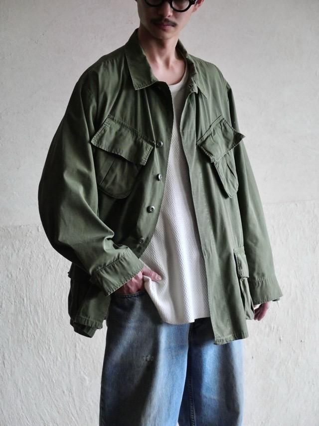 1969s Vintage U.S.Airforce Jungle Fatigue Jacket, 100% Cotton Ripstop Cloth