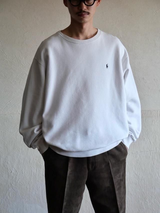 1990~00s Ralph Lauren Sweat Shirt White