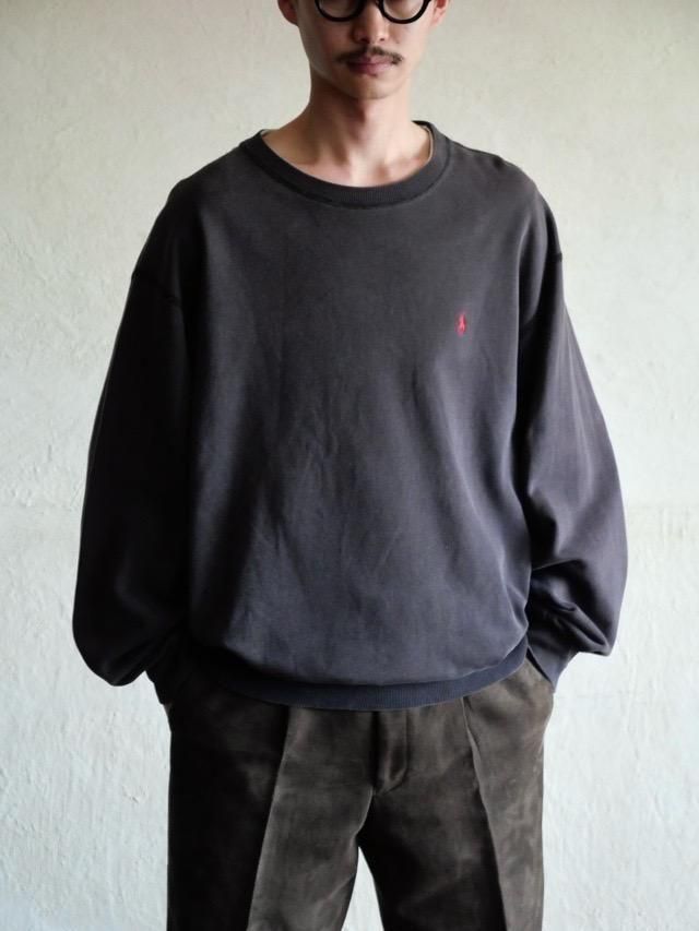 1990~00s Ralph Lauren Sweat Shirt Black