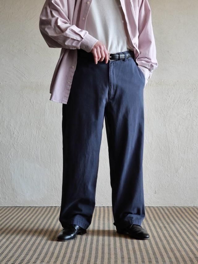 1990's RalphLauren PoloChino Fade-navy Pants