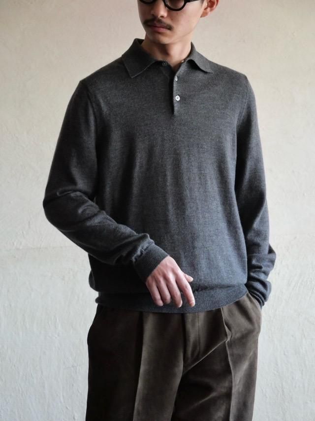 00's BrooksBrothers Italian Merino Wool 
Knit Polo Sweater