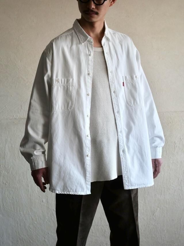 1990's Levi's Cotton Twill Shirt White