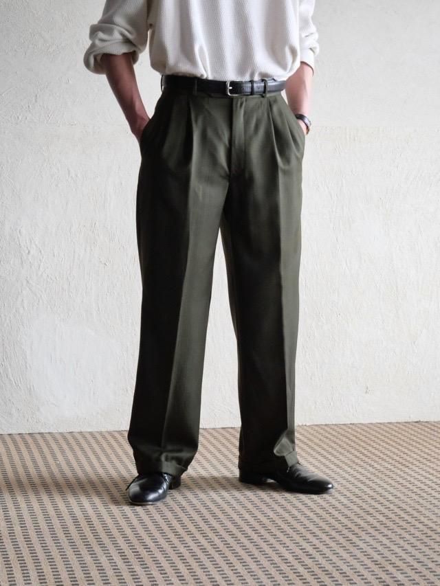 1990s J.RIGGINGS Wool Herringbone Trousers