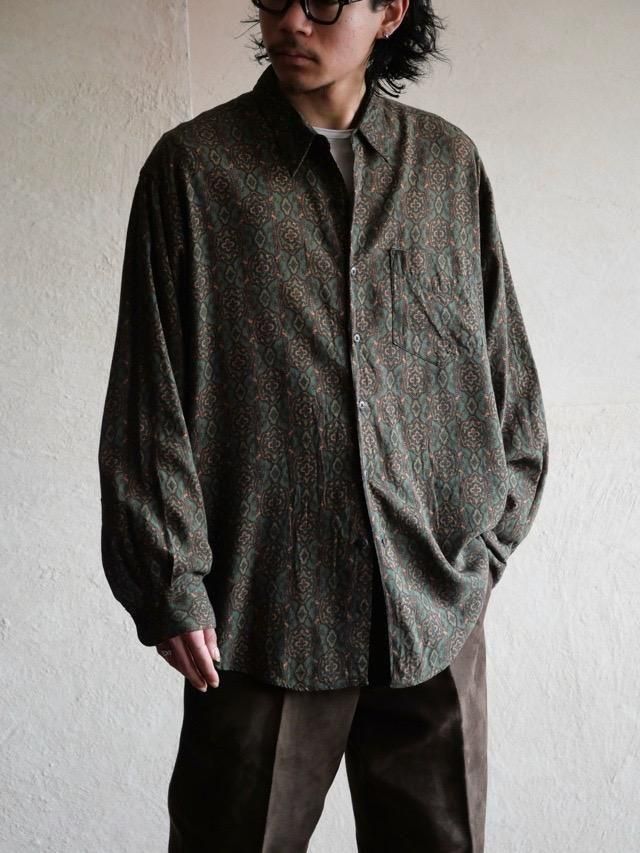 1990's OldGAP RayonCotton Design Shirt