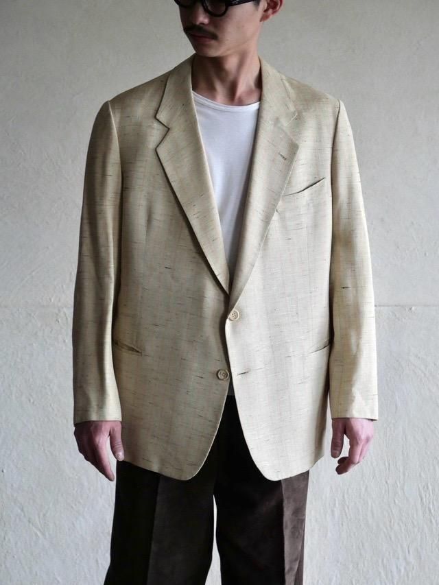 1970~80's Order Made Silk Tailored Jacket