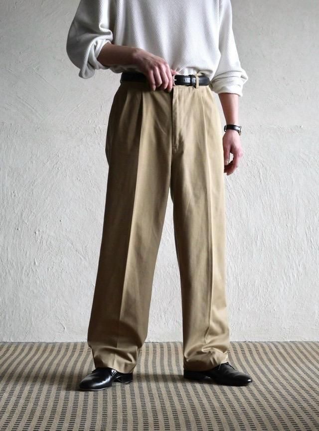 1990's RalphLauren "HAMMOND PANT"
Cotton Polo Chino Pants 