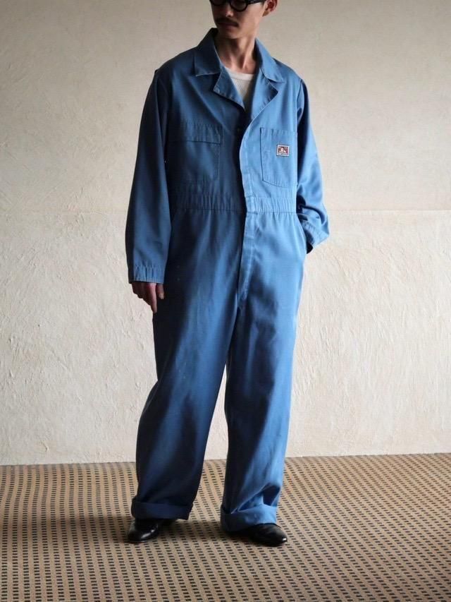 1970's BEN DAVIS Overall "Light Blue"