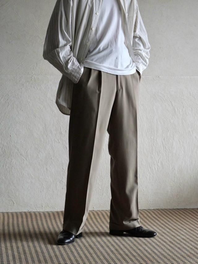 ZIGNONE Wool 2tucks Trousers, Made in Italy