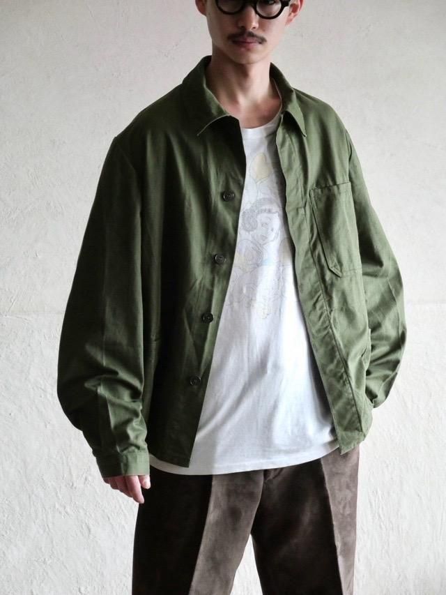 1980's Cotton100% Euro Work Coverall "Olive"