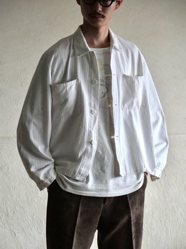 1980's Vintage Euro Work Jacket "White"