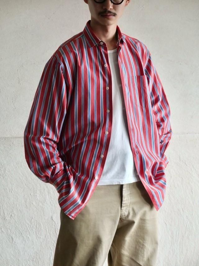 1990's RalphLauren Cotton Stripe Shirt CHAPMAN