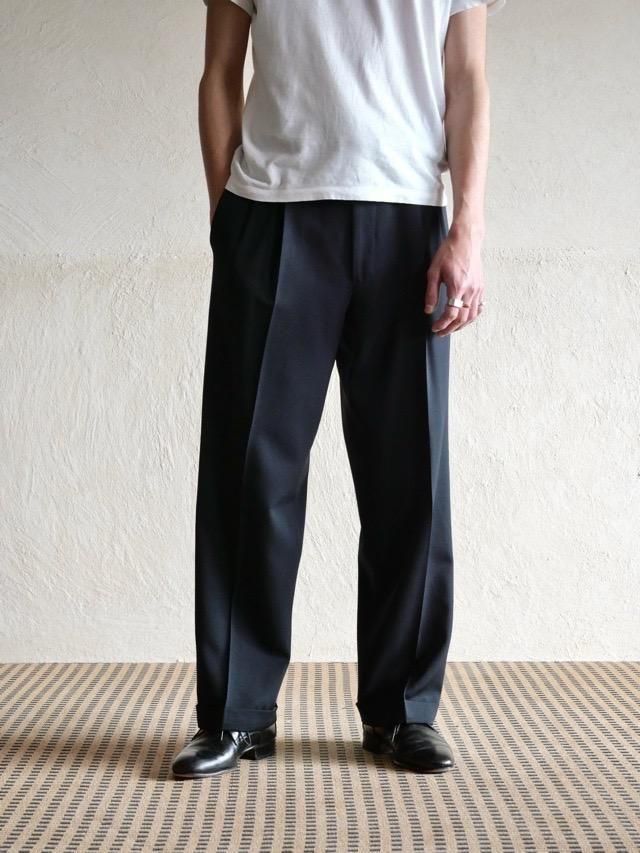 00's Brooks Brothers Wool Gabadine 2Tuck Trousers