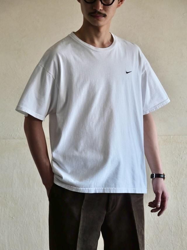 1990~00s NIKE Small Swoosh T-shirt White