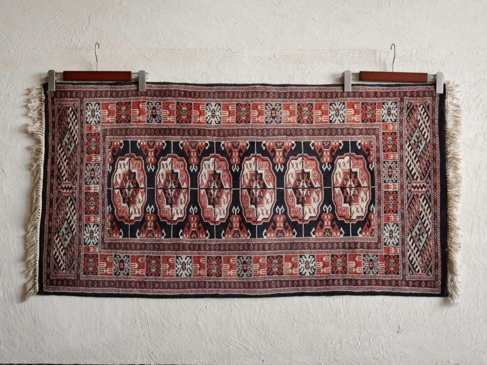 NEW Pakistan Tribal Wool CarpetBlack
