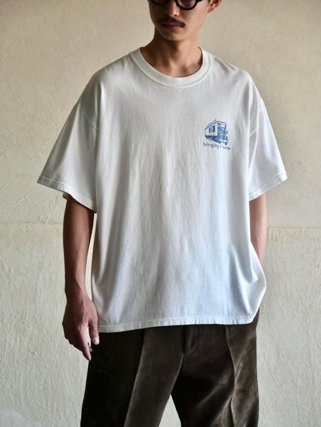 00's " hp " Printed Cotton Tee Shirt