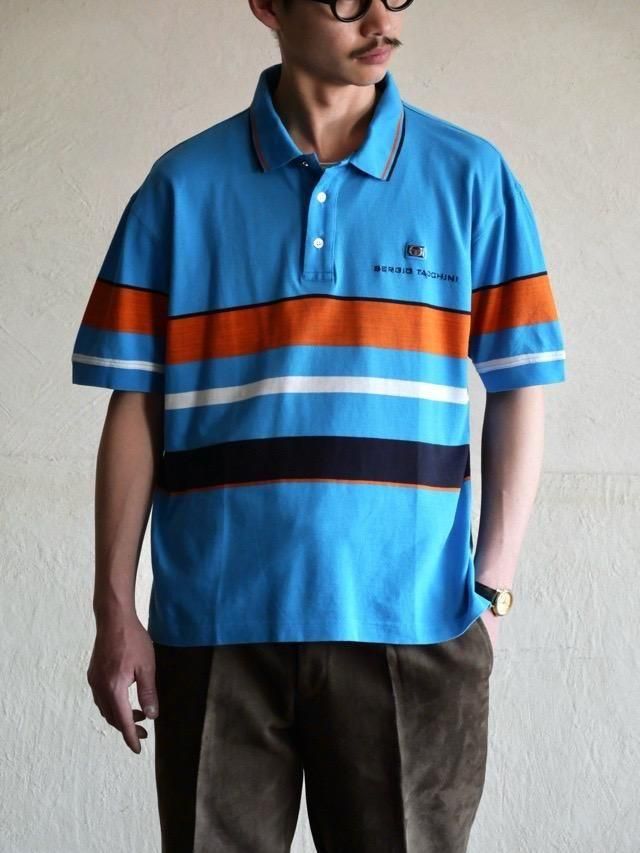 1980's Vintage SERGIO TACCHINI Cotton Polo Shirt
