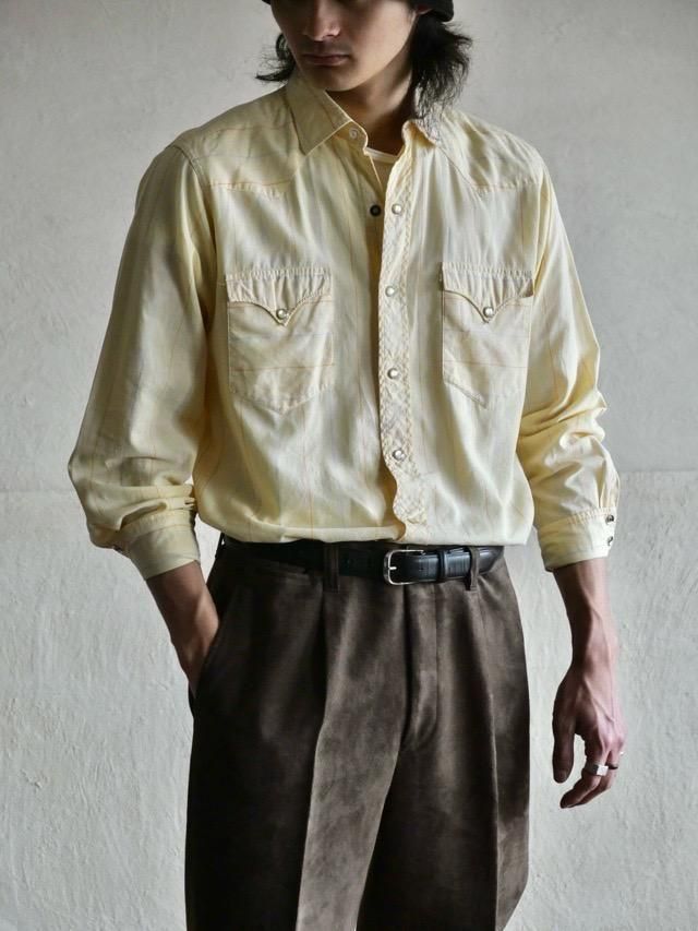 1960's Vintage H BAR C Striped Western Shirt